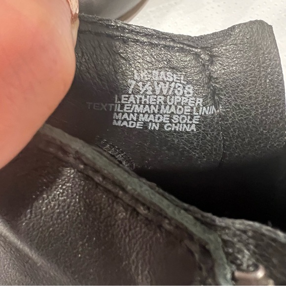 Lucky Brand Basel Leather Bootie Women’s Sz 7.5W Black - Picture 11 of 15